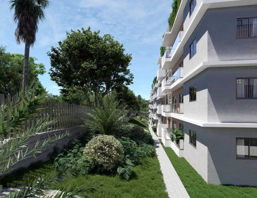 Paisajismo perimetral de Embassy Gardens